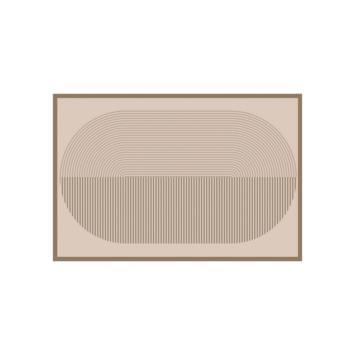 Geometrisches Muster Weicher Memory-Schaum Badezimmermatte Brehn