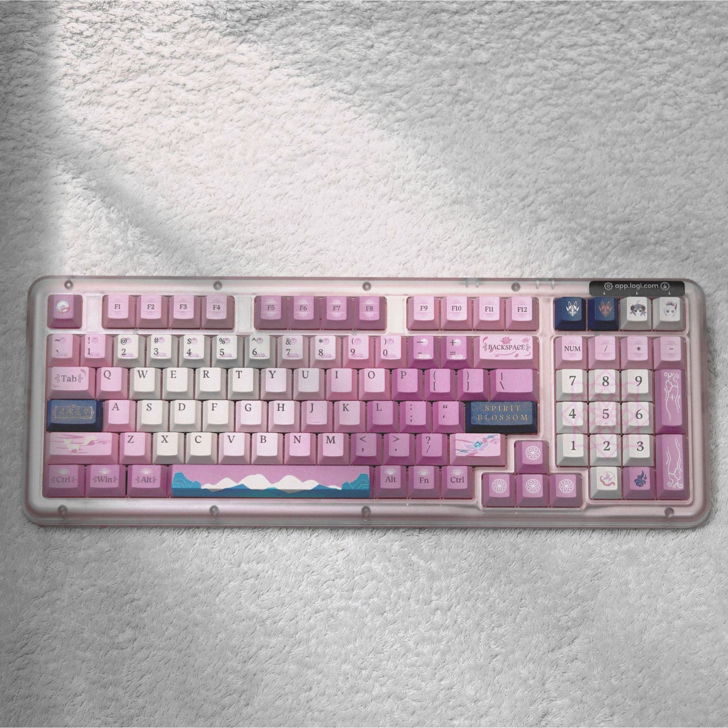 Künstlerische Gaming-Tastatur Brehn