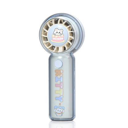 Unisex tragbarer Mini-Handventilator mit süßem Tiermotiv Brehn