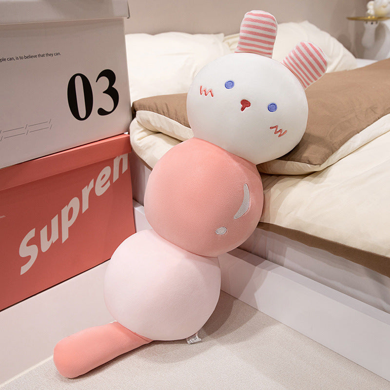 Extraweiches Plüsch-Körperkissen im dangoartigen Frosch-Design