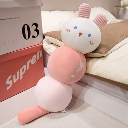 Extraweiches Plüsch-Körperkissen im dangoartigen Frosch-Design