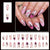 Kunstnagelset mit kreativem Halloween-Motiv und Glitzer Brehn