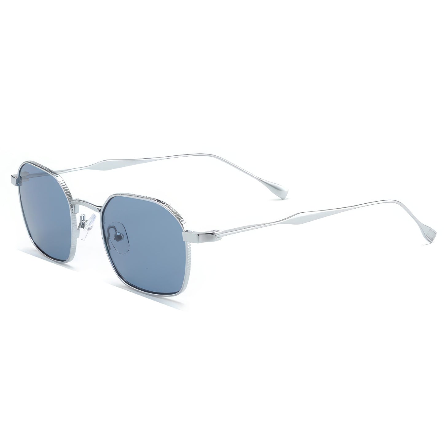 Damen modische Sonnenbrille im eleganten quadratischen Design mit hochwertigem Metallrahmen Brehn
