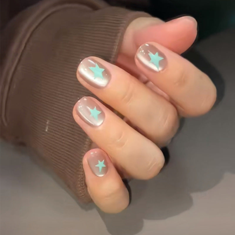 Iridescente Press-On Nagelset Brehn