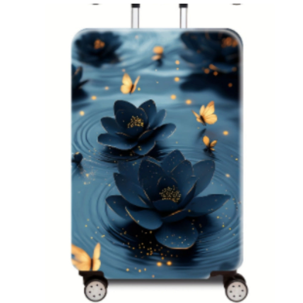 Damen Hartschalenreisekoffer mit elegantem Lotus-Motiv Brehn