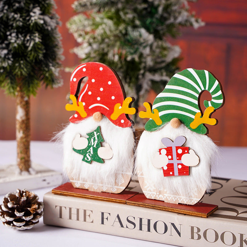 Weihnachtsmann Dekofigur im rustikalen Design Brehn