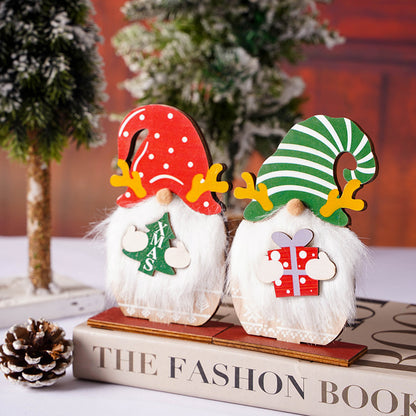 Weihnachtsmann Dekofigur im rustikalen Design Brehn