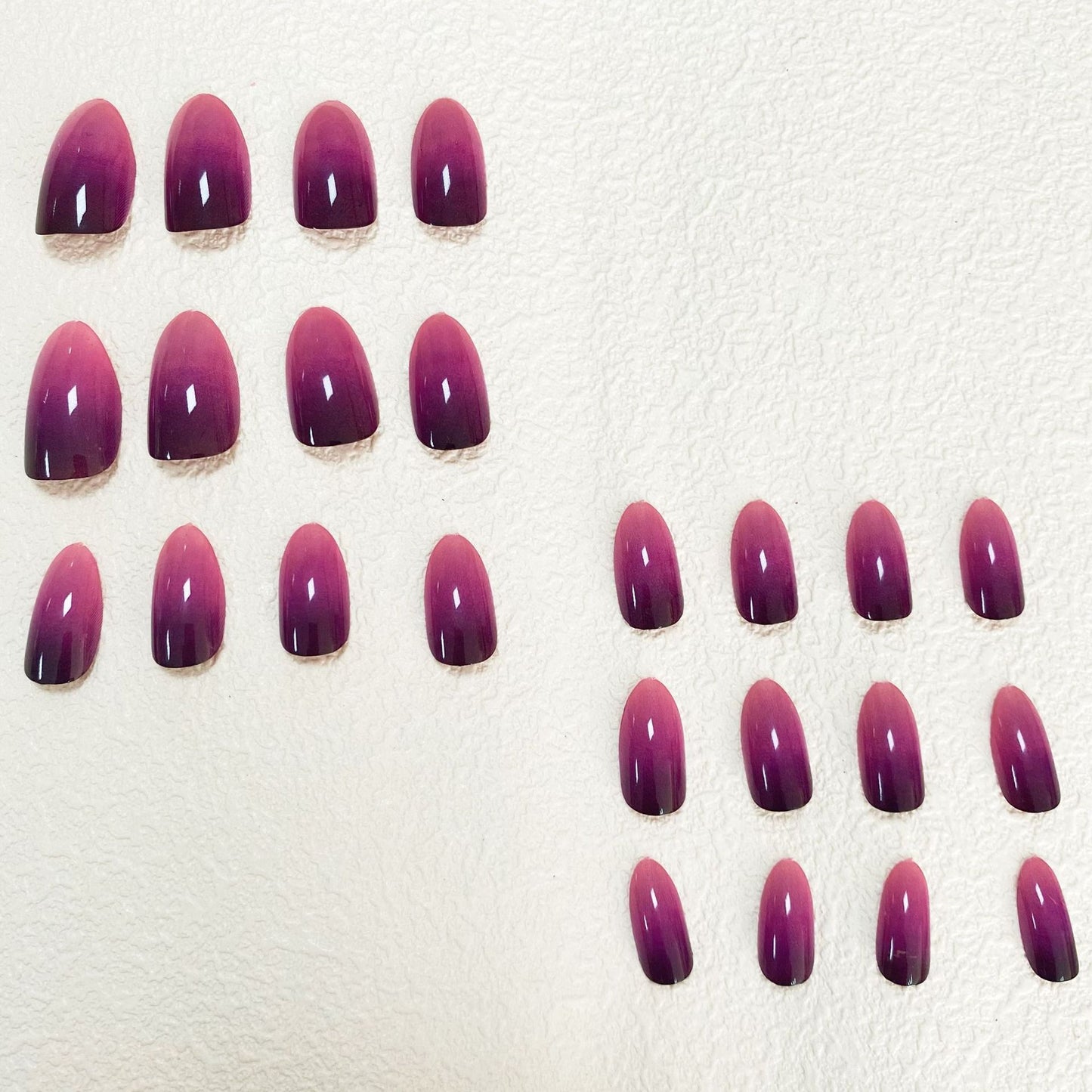 Gradient Ombre Press-On-Nagelspitzen Brehn