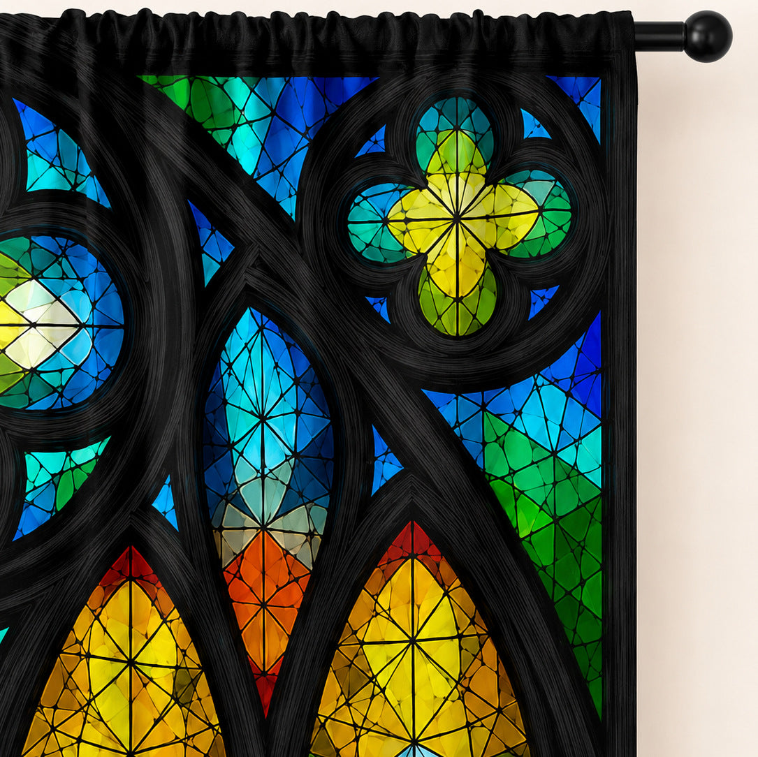 Abstract gemusterte Fenster Gardinen