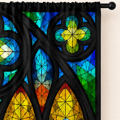 Abstract gemusterte Fenster Gardinen