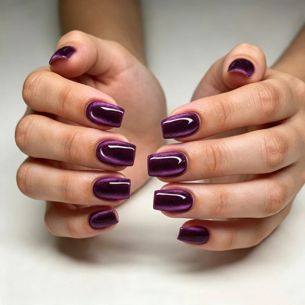 Iridescent Mirror Press-On Nails Brehn