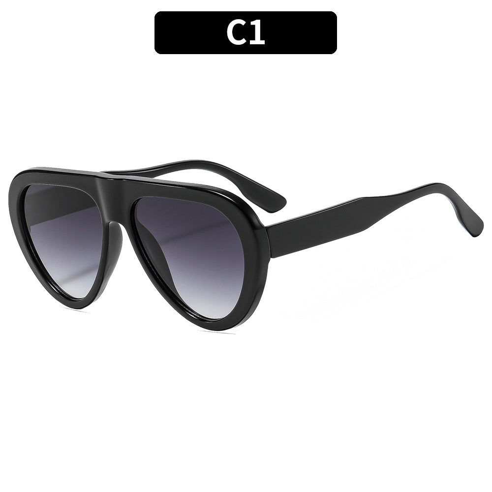 Künstlerische Übergroße Katzenaugen Sonnenbrille