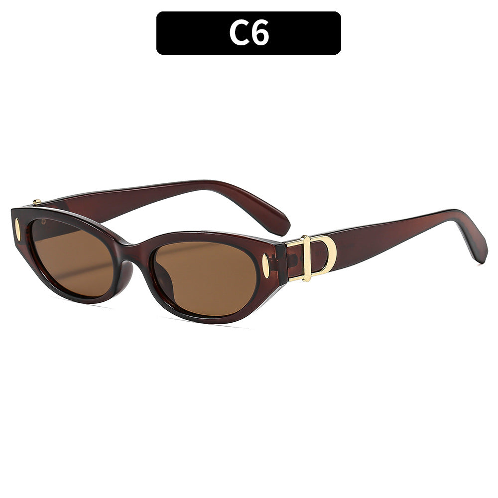 Stylische Vintage-inspirierte Katzenaugen-Sonnenbrillen