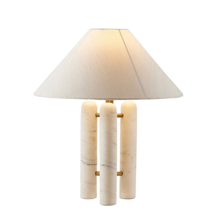 Zeitgenössische Marmor-Akzent-Tischlampe