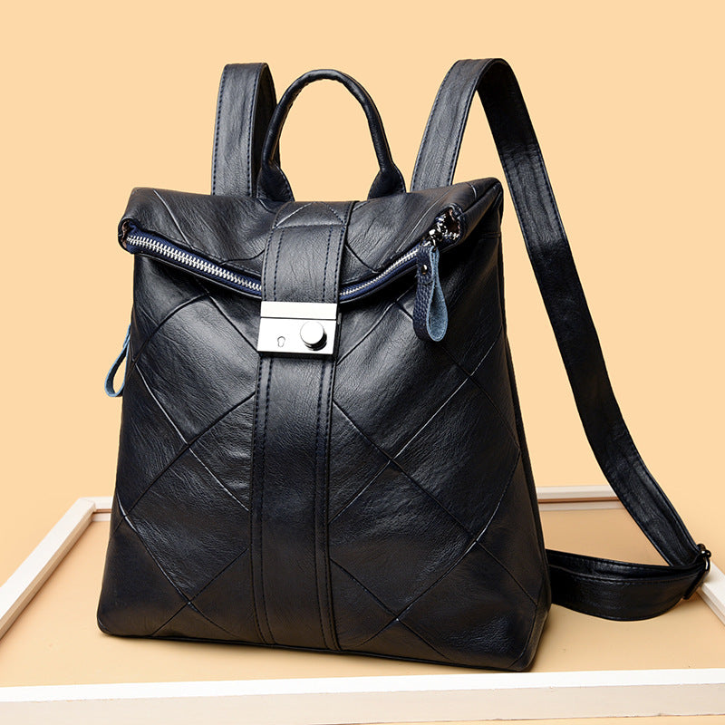 Chic Texturierter Rucksack Brehn