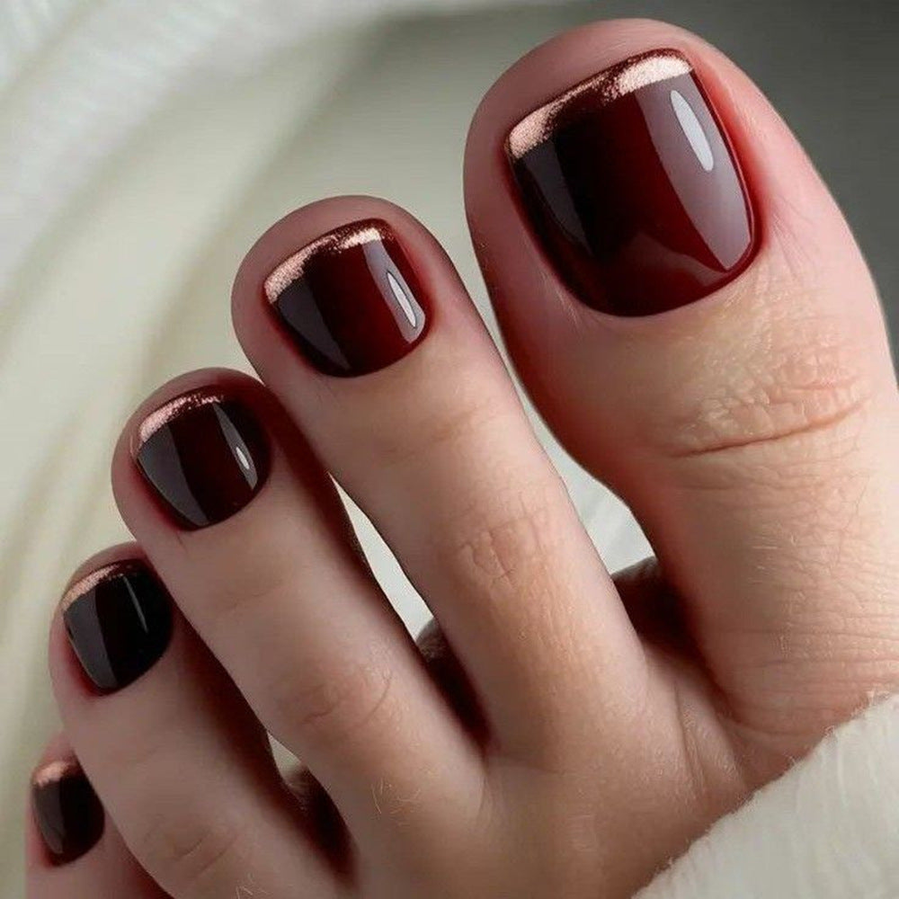 Elegante Fußnagelkunst Brehn