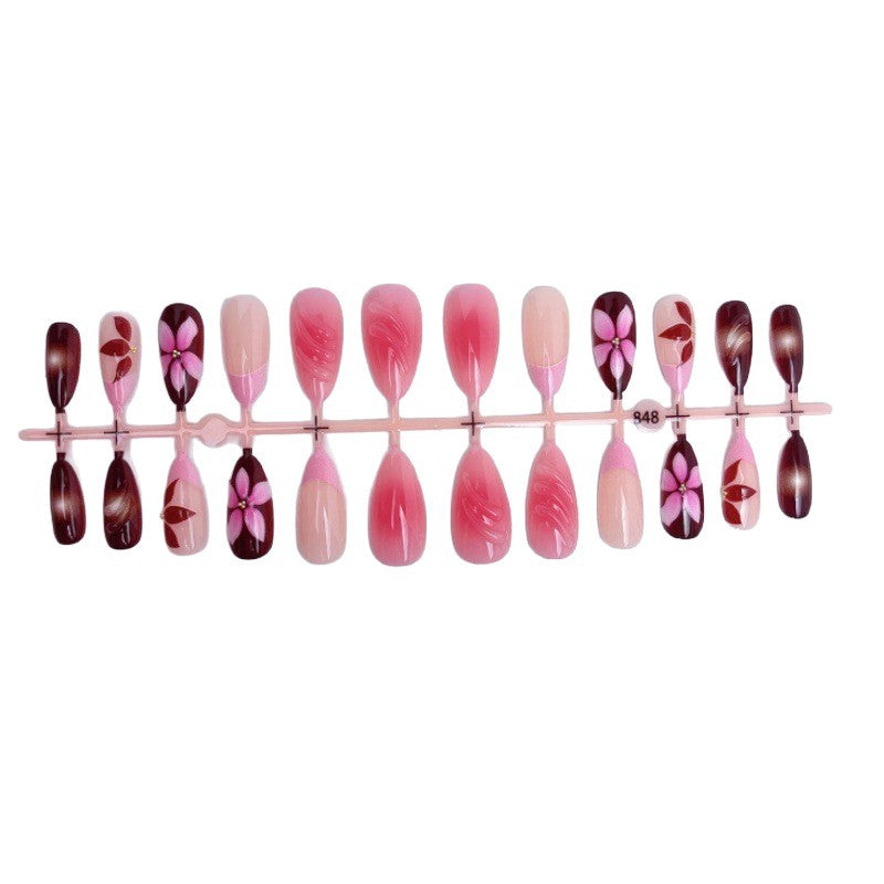 Kunstnagel Set mit dekorativem Nageldesign Brehn