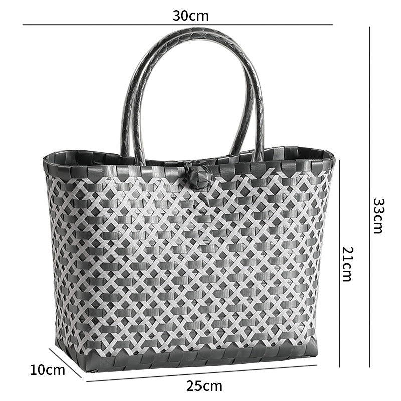 Stylische gewebte Strandtasche Brehn