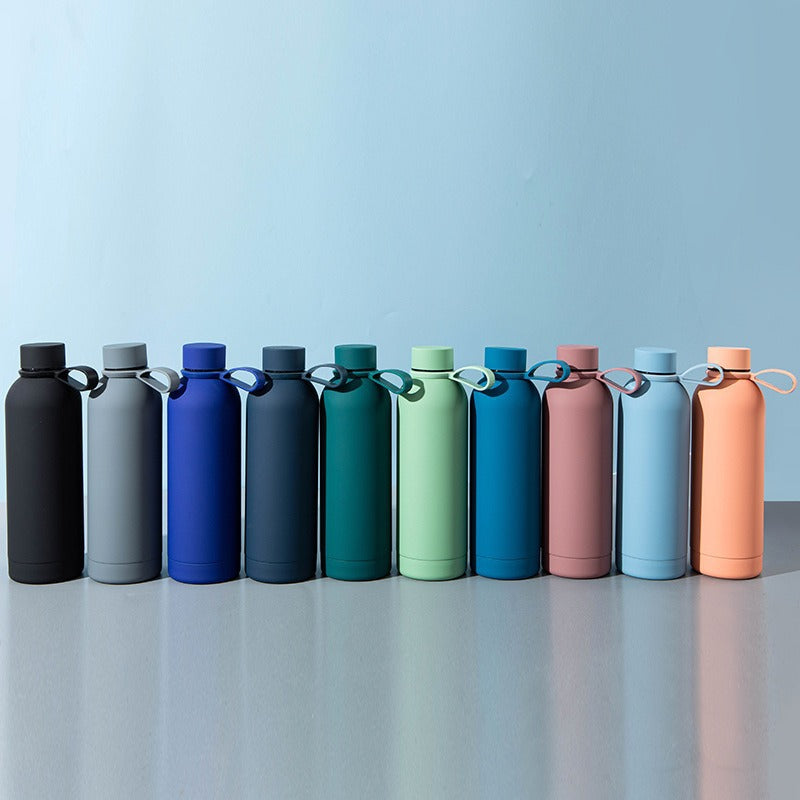 Damen stilvolle Edelstahl-Trinkflasche mit innovativem Verschluss Brehn