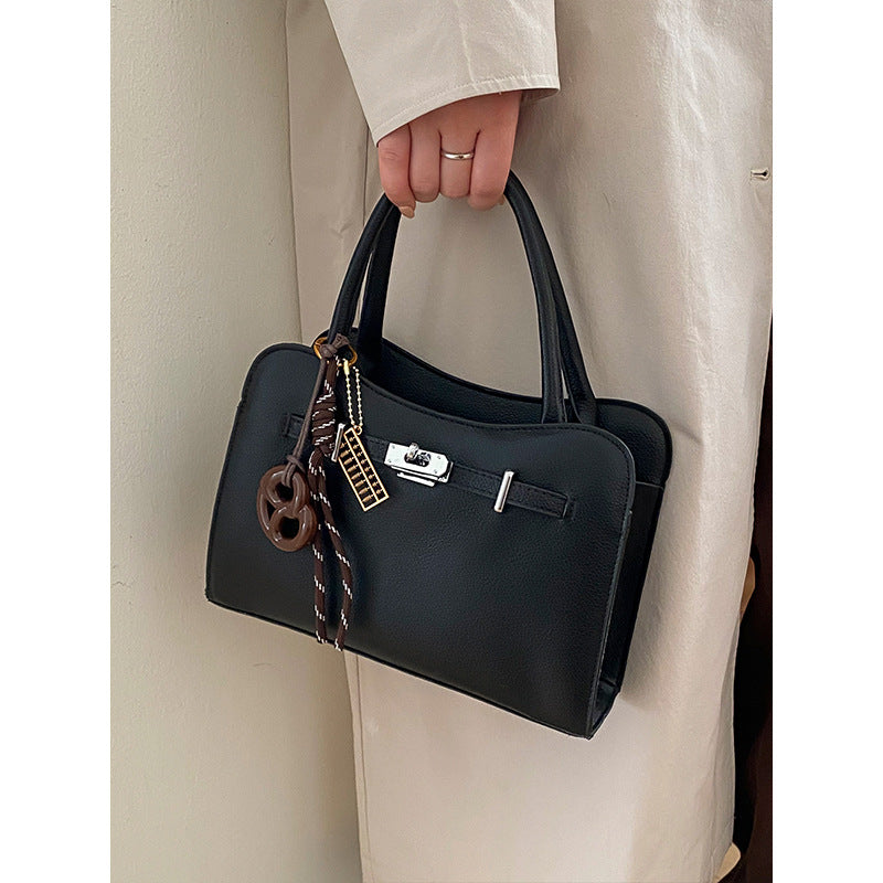 Elegante handgefertigte strukturierte Handtasche