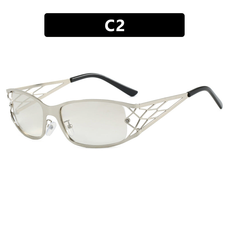 Damen modische Sonnenbrille mit strukturierendem Design und UV-Schutz Brehn