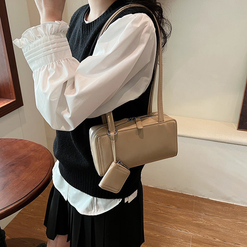 Elegante strukturierte Handtasche Brehn