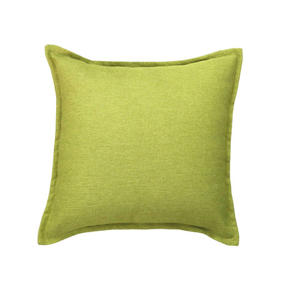 Dekorative Leinen-Wurfpillow-Bezug mit Paspelkante