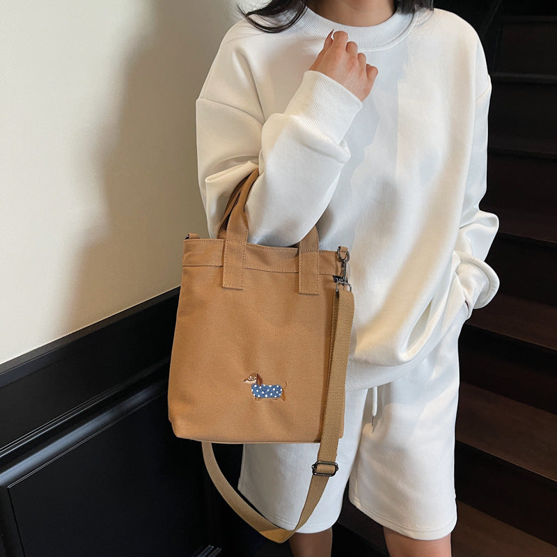 Stylische Canvas-Handtasche Brehn