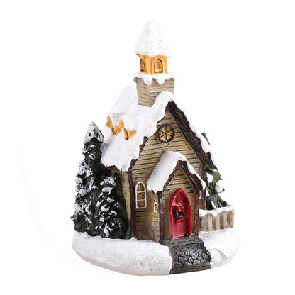 Dekorative Weihnachts-Spielzeughaus Figur