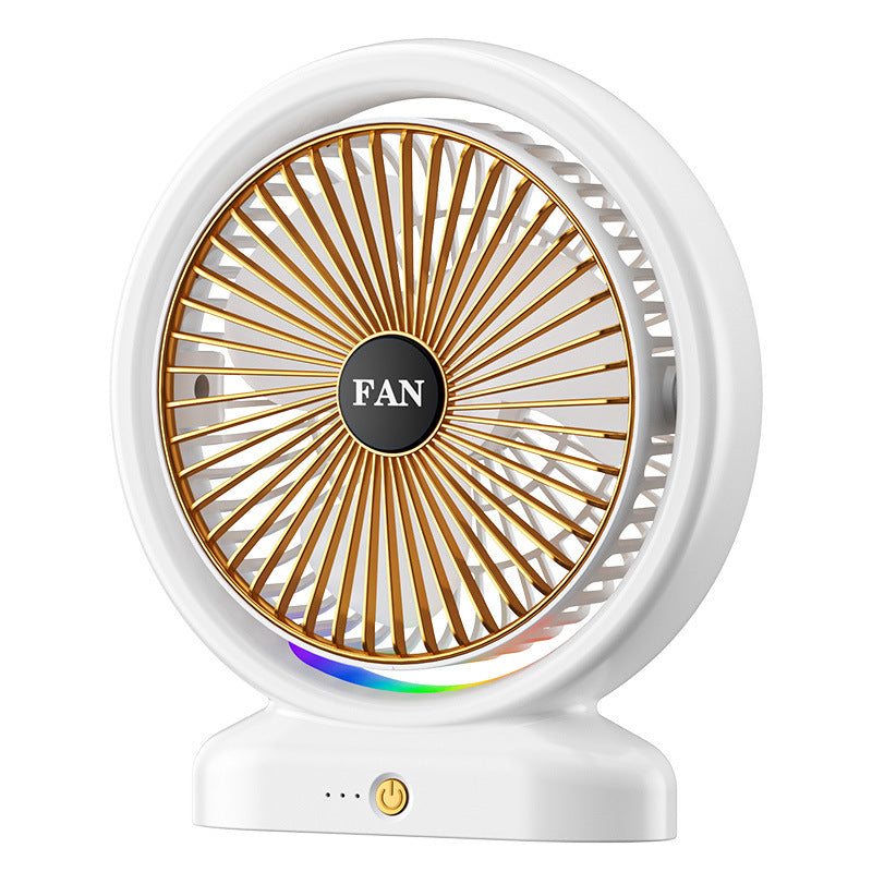 Unisex Portabler Luftzirkulationsventilator mit LED-Ambientebeleuchtung Brehn