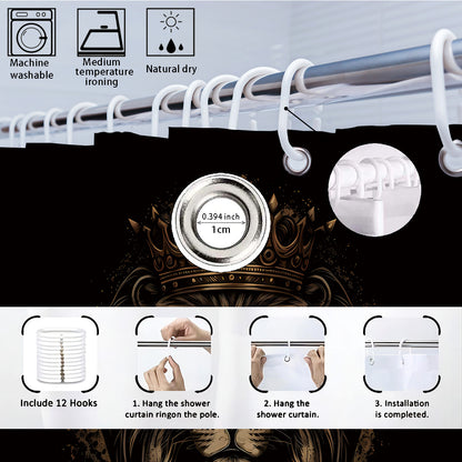 Digital Lion Themed Badezimmer Set Brehn