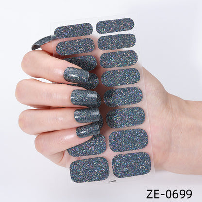 Glitter-Finish-Nagelüberzüge