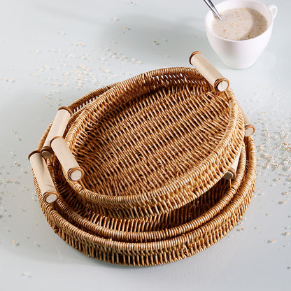 Handgefertigter Rattan Aufbewahrungskorb Brehn