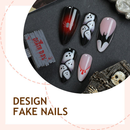 Kreatives Halloween Kunstnagelset Brehn