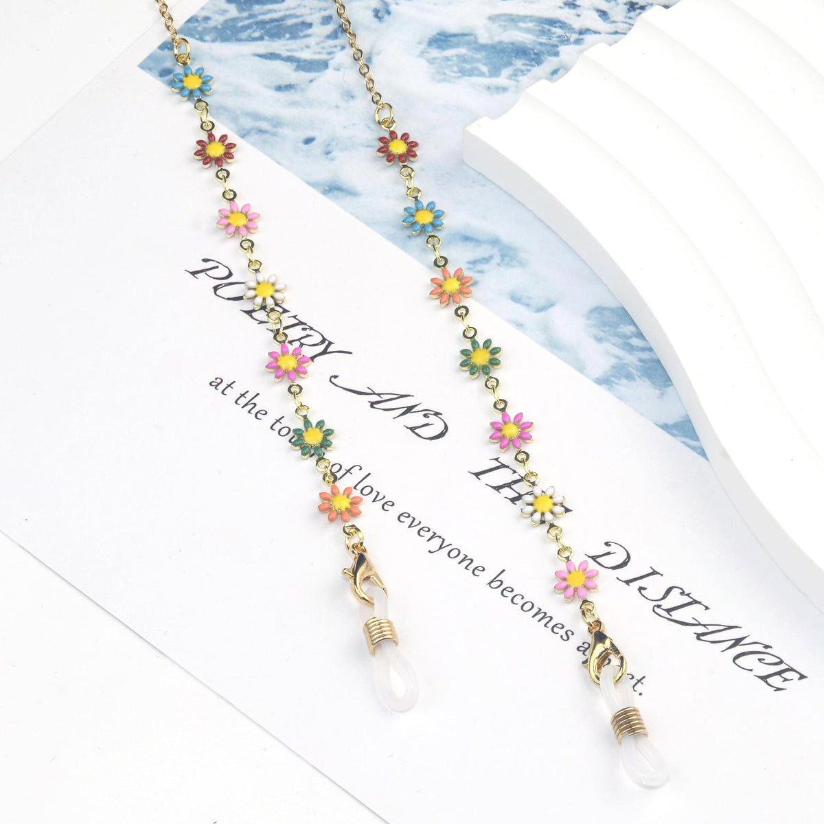 Floral Design Eyewear Chain Brehn
