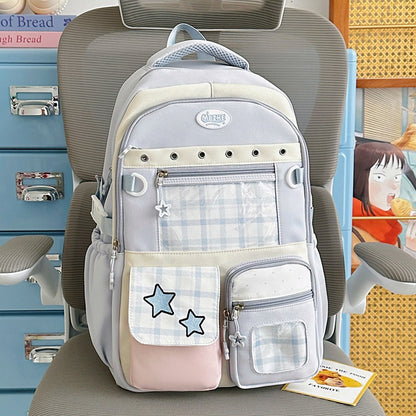 Multi-Pocket Charakter-Themen Schulrucksack