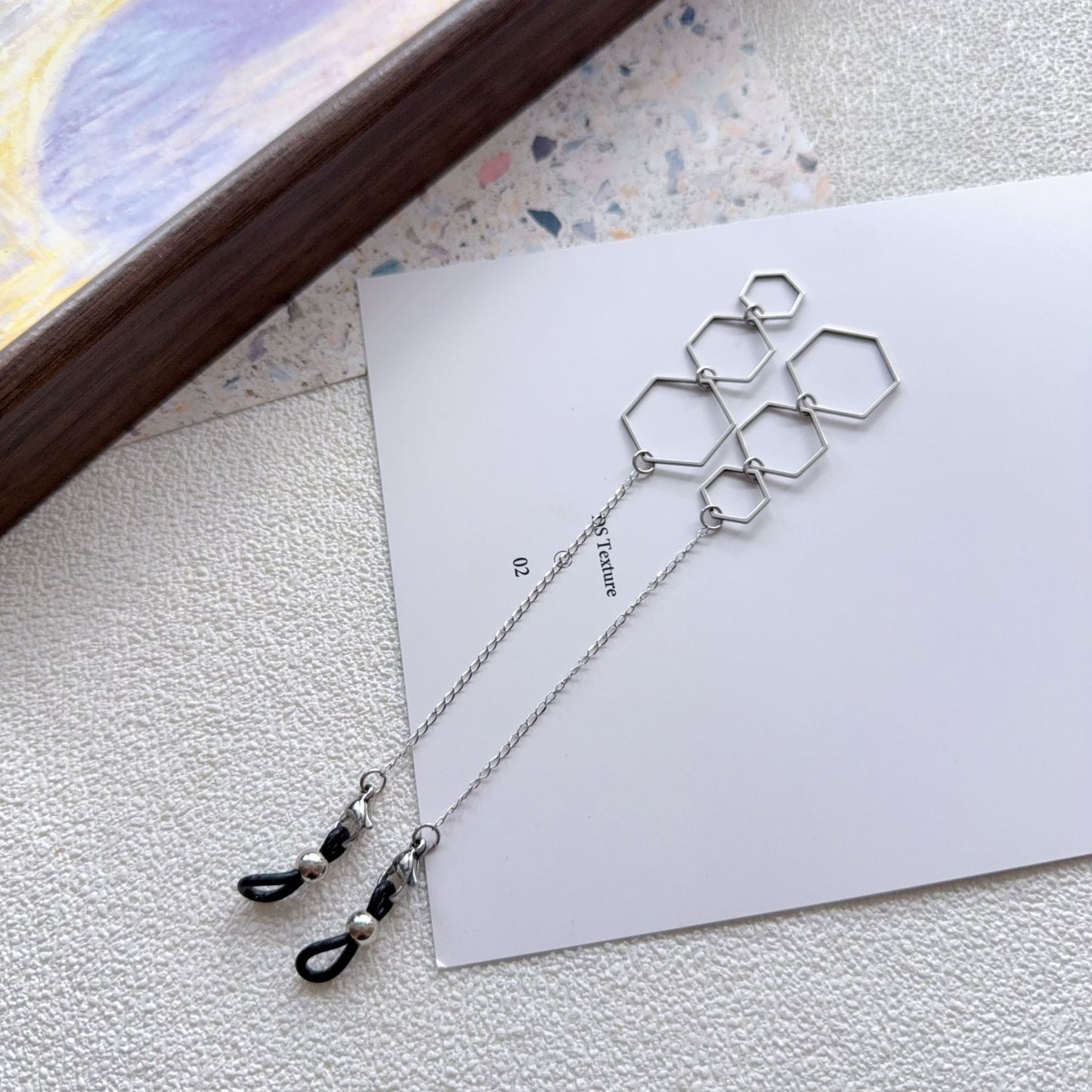 Geometrische Anhänger Halskette Brehn