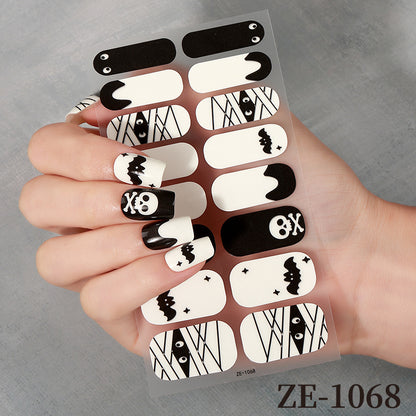 Halloween-Themen Nail Wraps