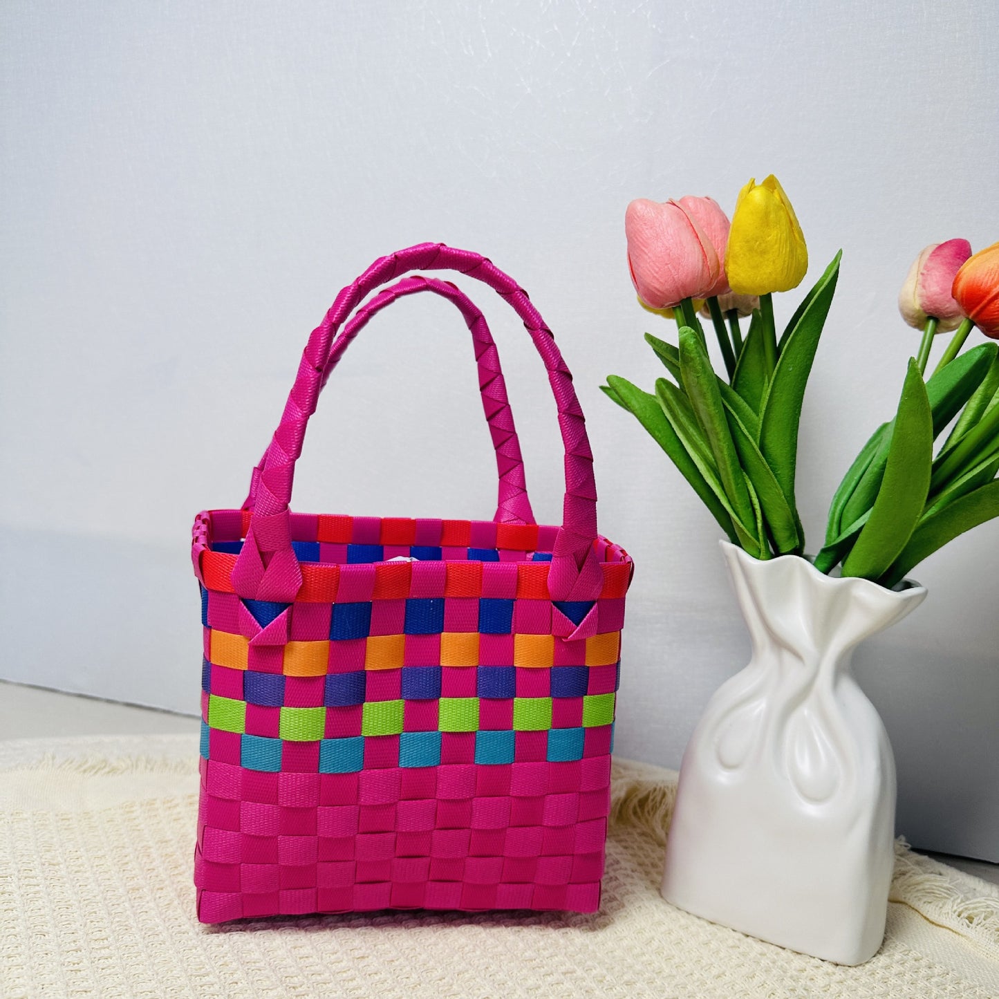 Geflochtene Jutetasche Brehn
