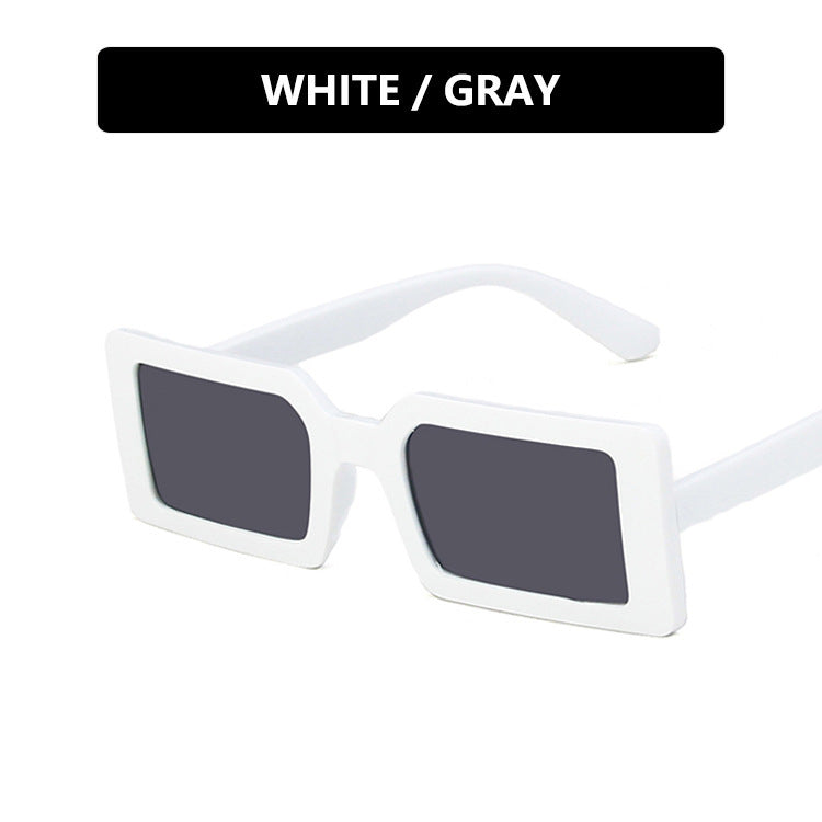Damen quadratische Sonnenbrille mit modernem, breitem Rahmen und schützendem UV-Filter Brehn