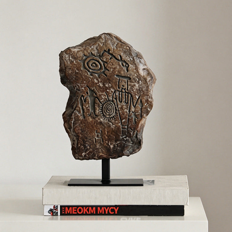 Elegante dekorative Steinskulptur