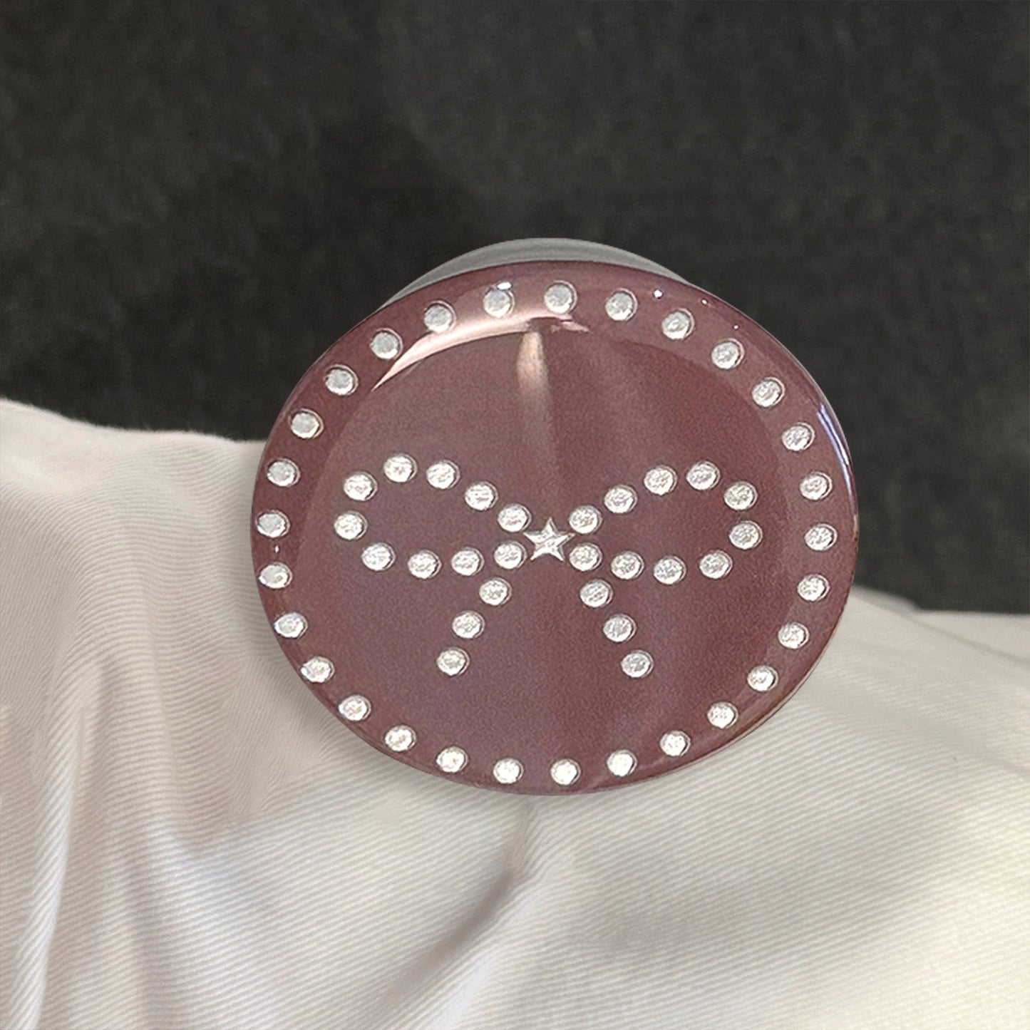 Eleganter Dekorativer Untersetzer mit Strass Brehn