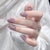 Elegante, glitzernd dekorierte Press-On-Nagelset Brehn