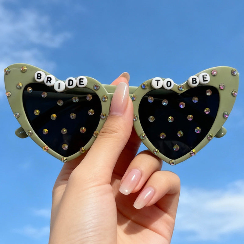 Braut-in-spe herzförmige Sonnenbrille Brehn