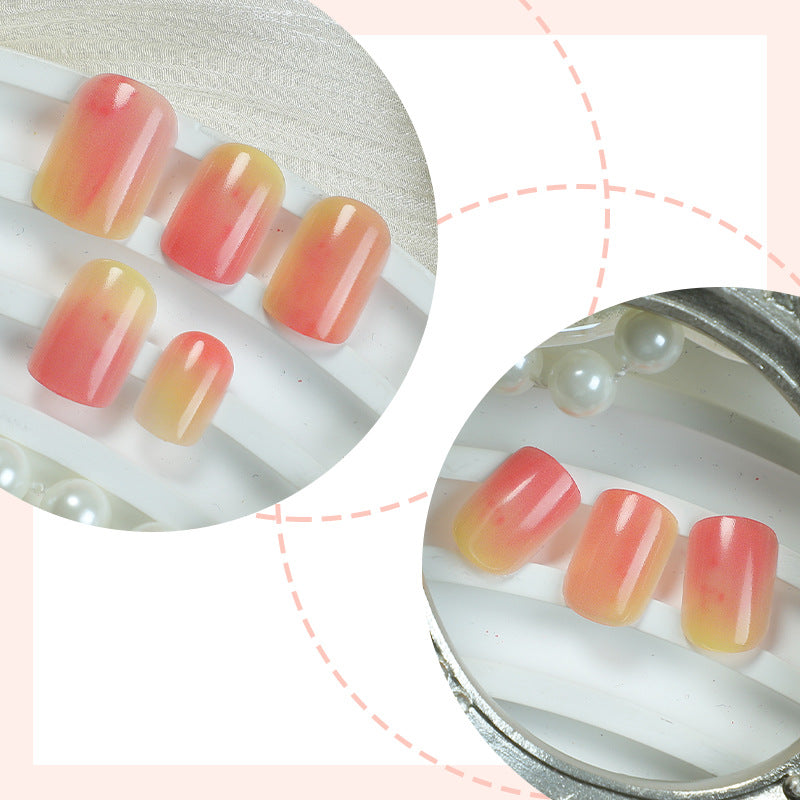 Ombre Acryl Press-On Nagelkunst Set Brehn