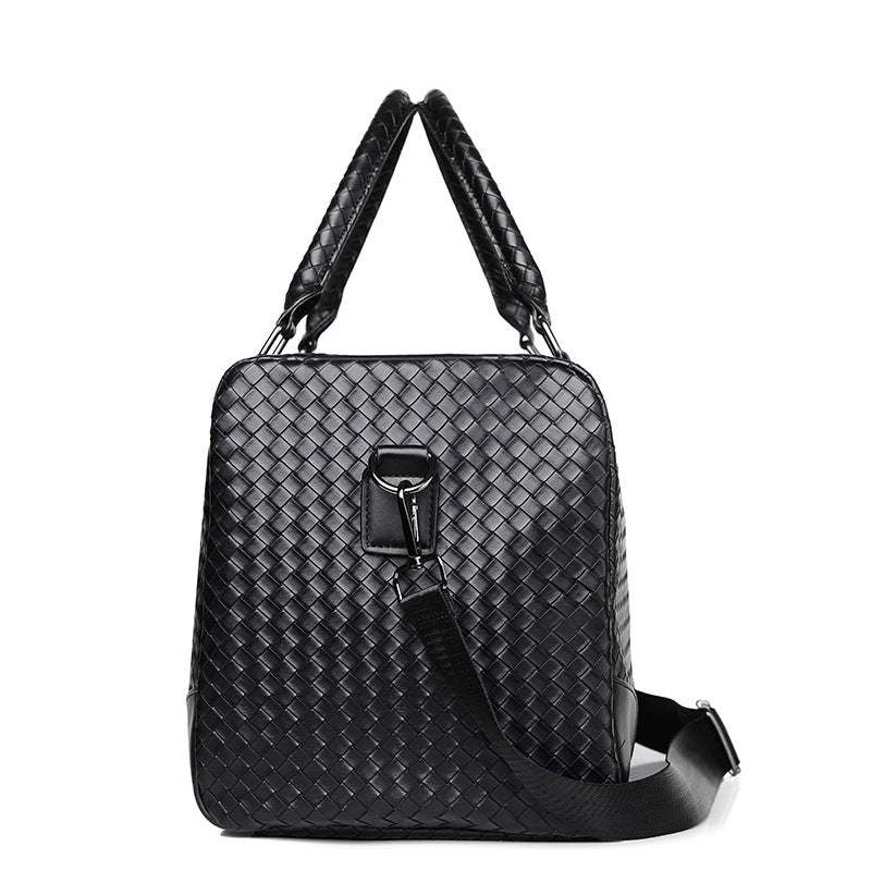 Premium Gewebte Leder Wochenendtasche Brehn