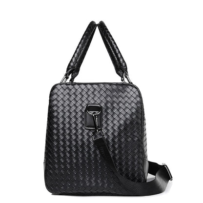 Premium Gewebte Leder Wochenendtasche Brehn