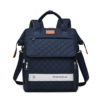 Gep quilteter Multifunktions-Rucksack Brehn