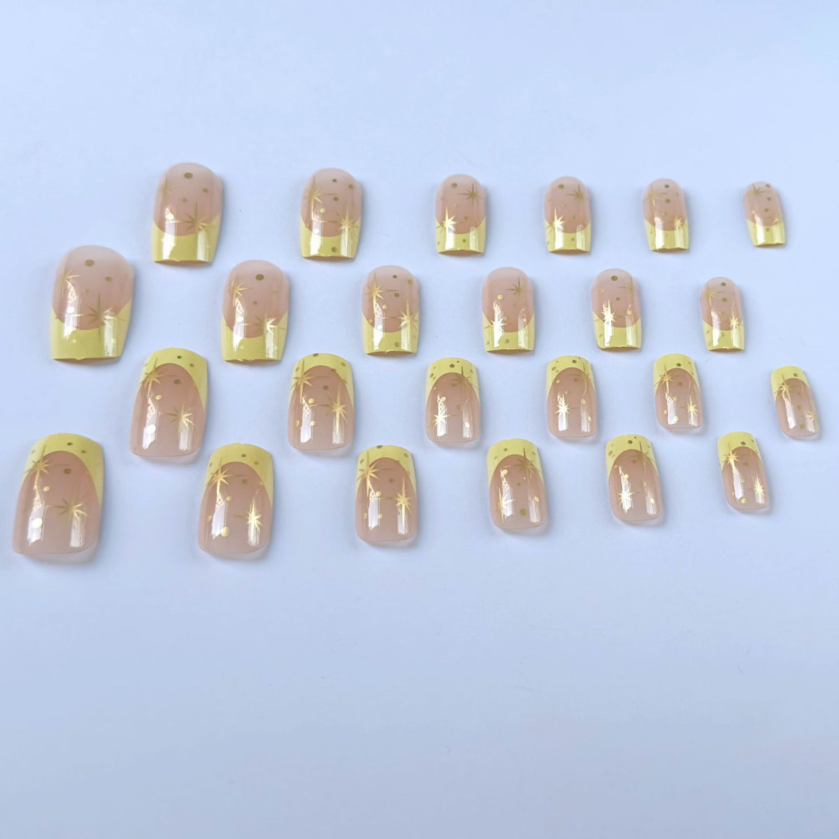 Luxus Druck-On Nagelkunst Set Brehn