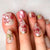 Florale Kunst Nagelset Brehn